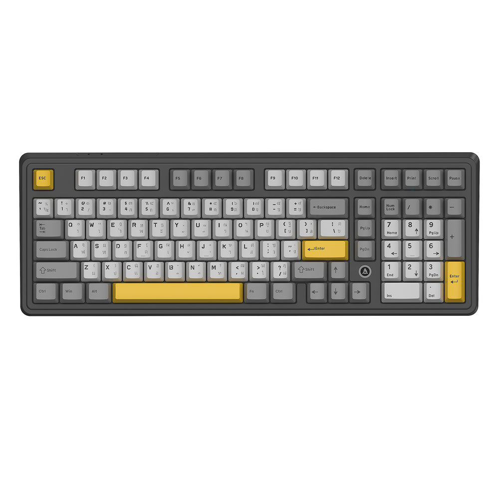 คีย์บอร์ดเกมมิ่ง Ajazz AK980 V2 Gasket Tri-Mod Mechanical Keyboard รับประกัน 1 ปี