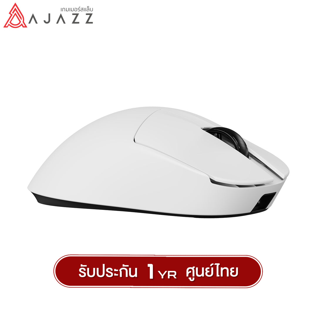 เมาส์เกมมิ่ง Ajazz AJ179 V2 Asymmetric Design Tri-Mod (Wired+2.4G+BT) PAW3311 Chipset Wireless Mouse รับประกัน 1 ปี