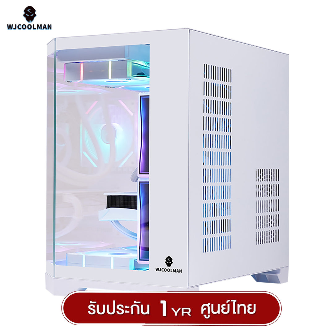 WJCOOLMAN DREAMER M-ATX Tempered Glass Gaming Case (No Fan)