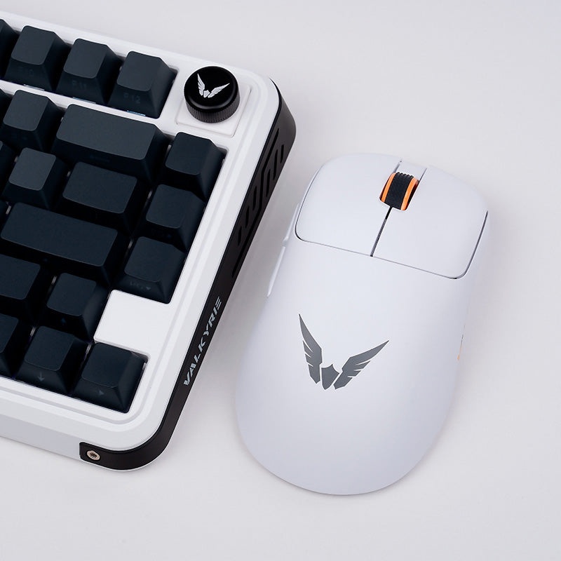 เมาส์เกมมิ่งพร้อมแท่นชาร์จ Valkyrie M2 Tri-Mod PAW3395 Wireless Mouse With Wireless Charging Station รับประกัน 1 ปี