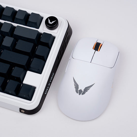 เมาส์เกมมิ่งพร้อมแท่นชาร์จ Valkyrie M2 Tri-Mod PAW3395 Wireless Mouse With Wireless Charging Station รับประกัน 1 ปี