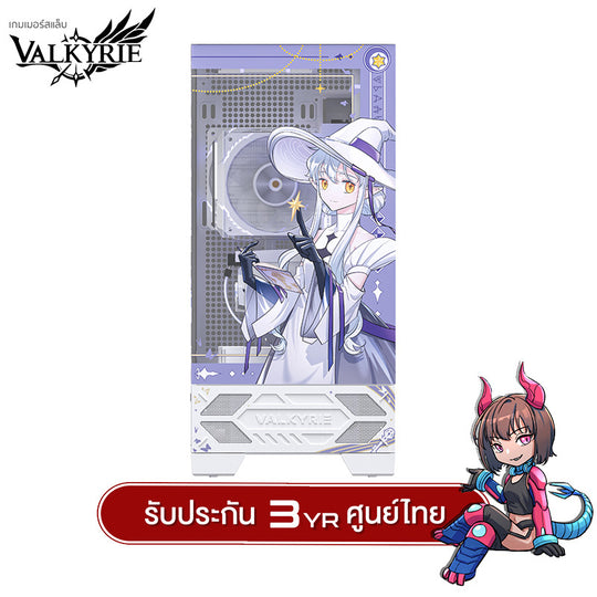 เคสคอมพิวเเตอร์ VK03 IPS Display Screen Panorama Tempered Glass ATX/BackSlotATX Gaming Case รับประกัน 3 ปี
