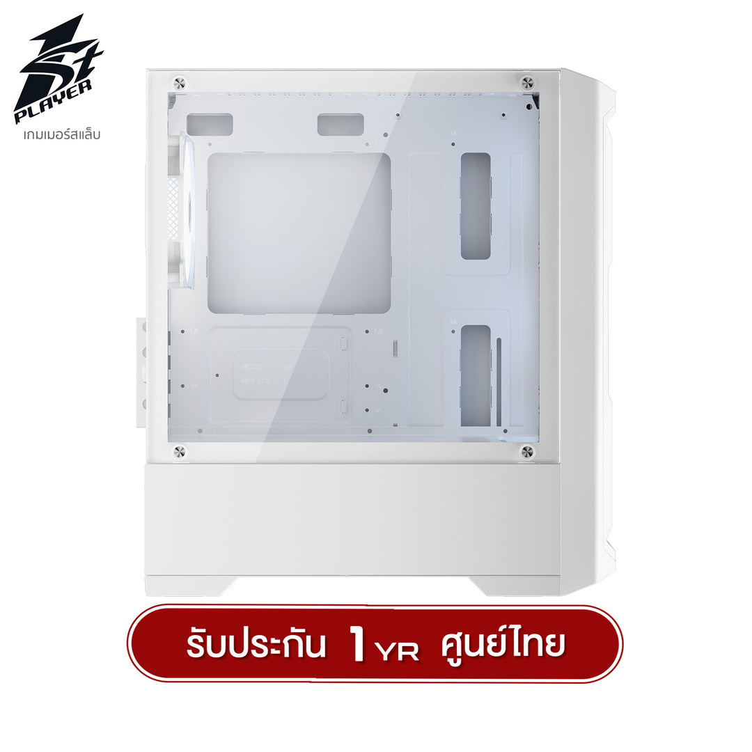 1ST Player Bullet Hunter H2 Tempered Glass M-ATX GAMING CASE (NO FAN)