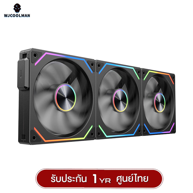 พัดลมระบายความร้อน WJCOOLMAN Celest Pro ARGB Block Fan รับประกัน 1 ปี