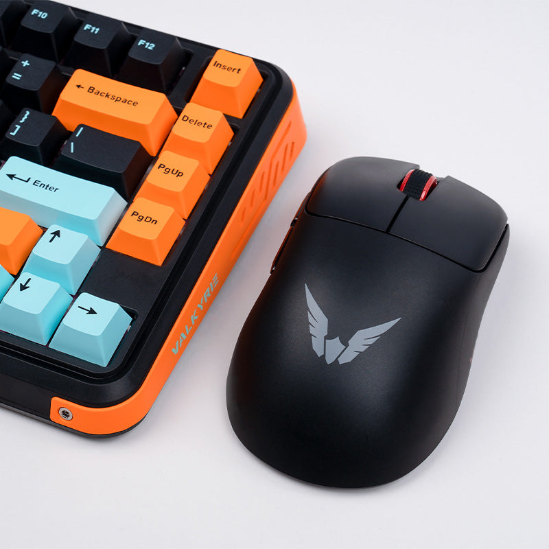 เมาส์เกมมิ่งพร้อมแท่นชาร์จ Valkyrie M2 Tri-Mod PAW3395 Wireless Mouse With Wireless Charging Station รับประกัน 1 ปี