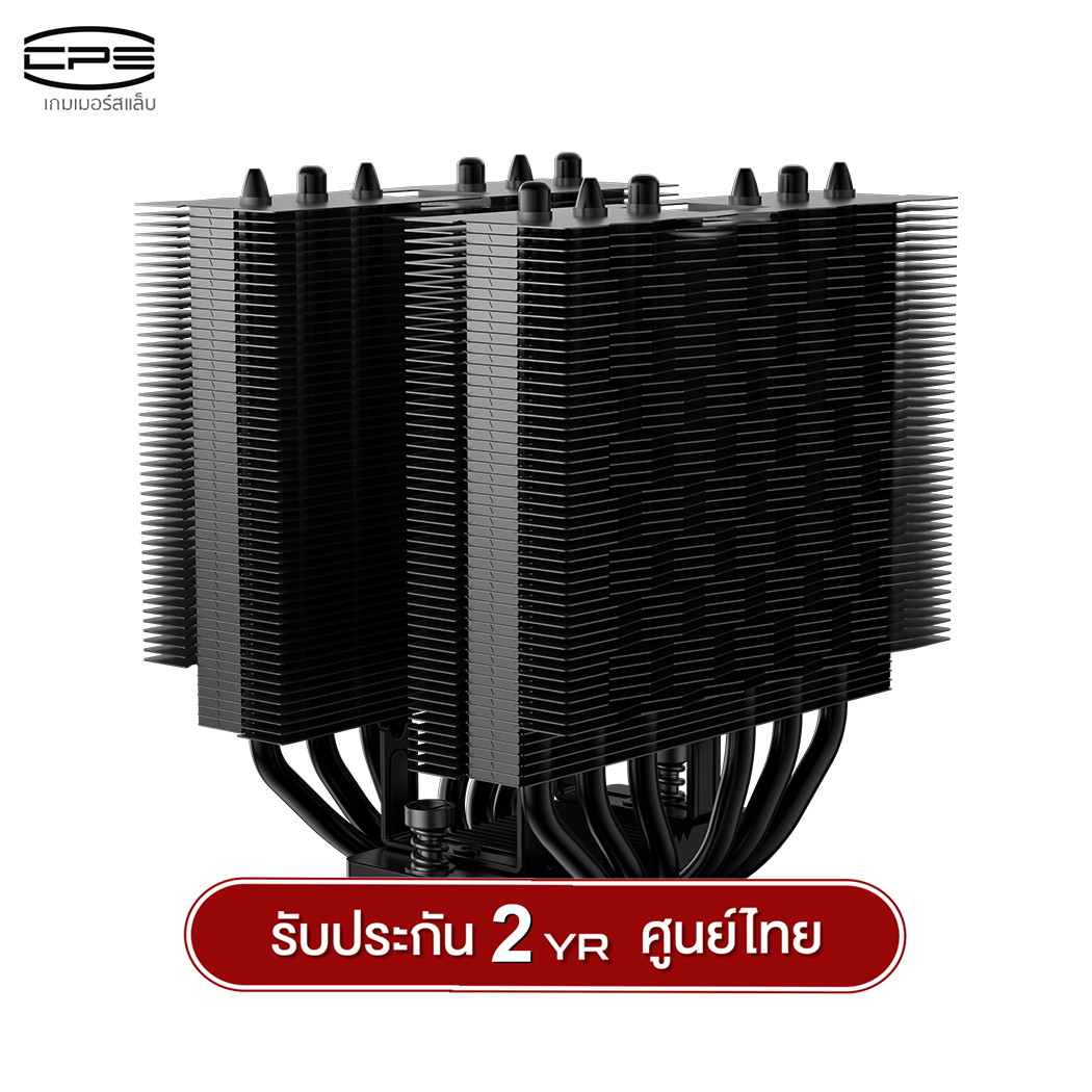 ซีพียูคูลเลอร์ CPS RT620 Pro TDP 265W 6 Heatpipe Dual Tower Air Cooler รับประกัน 2 ปี
