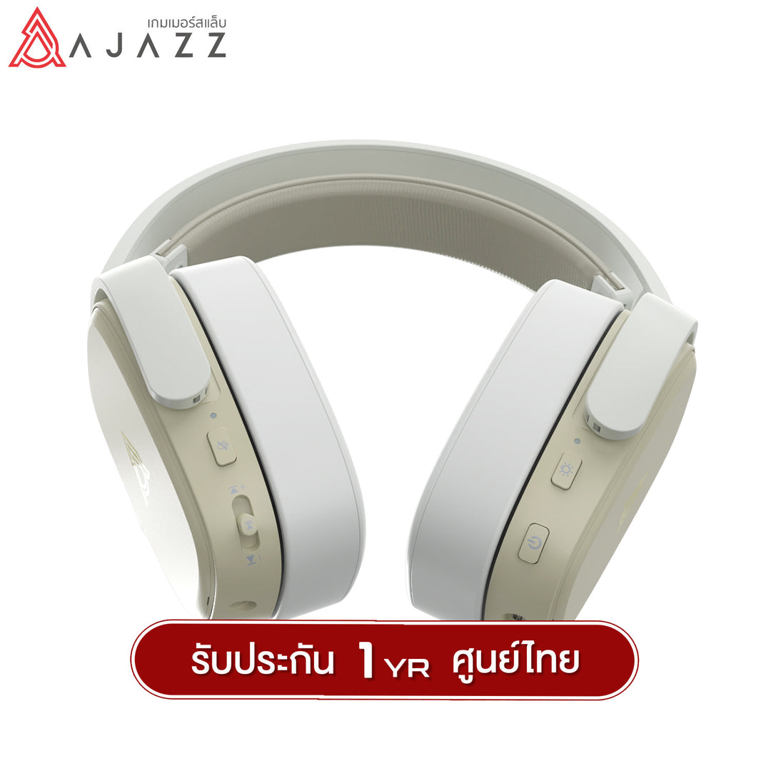 หูฟังเกมมิ่ง Ajazz AHM09 Max 1050mAh Tri-Mod(AUX+2.4G+BT) Wireless Headphone รับประกัน 1 ปี