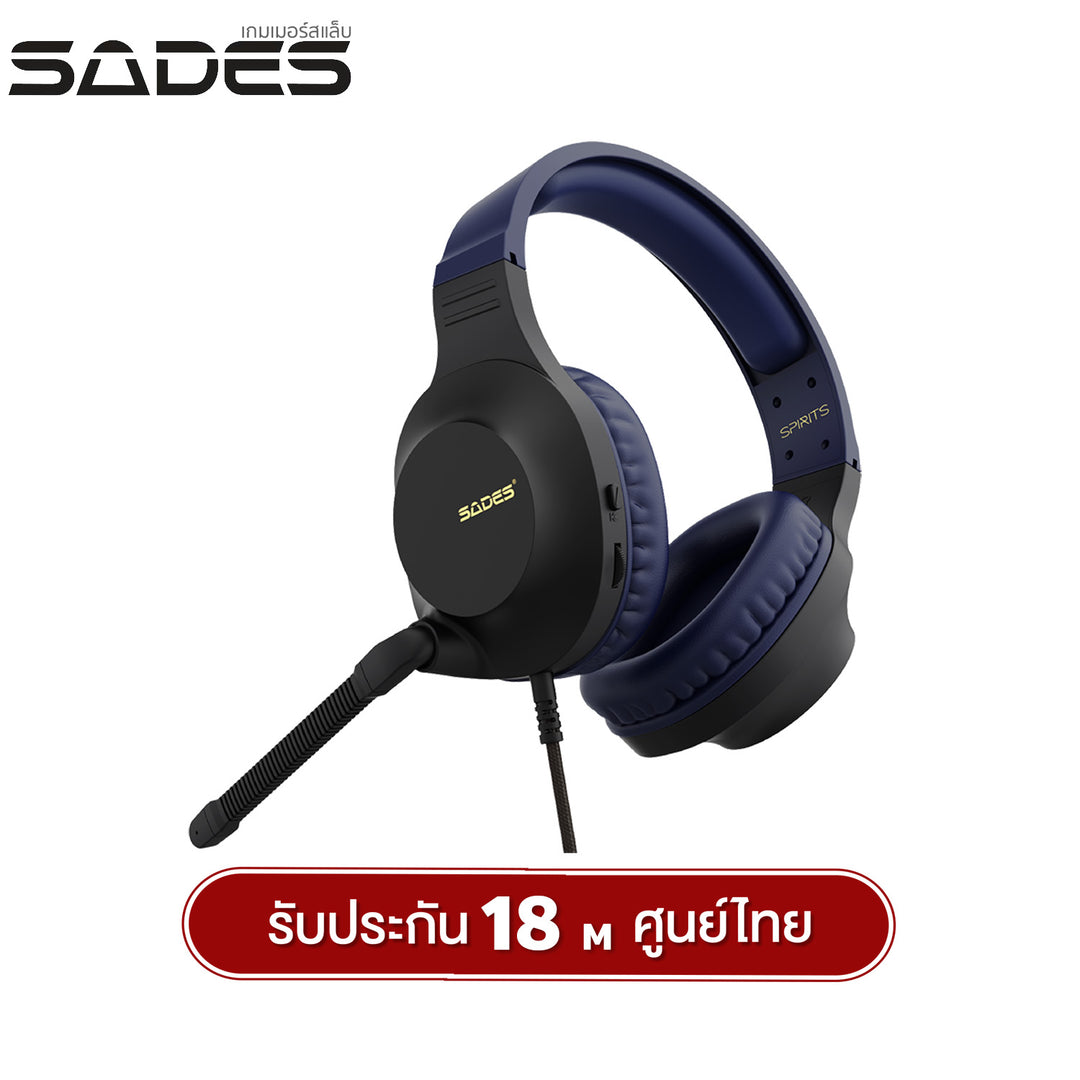 หูฟังเกมมิ่ง SADES SA721 Spirits Wired Gaming Headset รับประกัน 18 เดือน