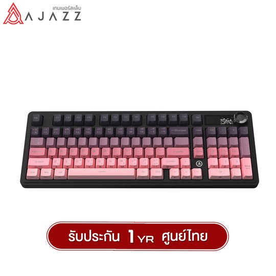 คีย์บอร์ดเกมมิ่ง Ajazz AK980 V2 10,000mAh Tri-Mod Gasket Mechanical Keyboard รับประกัน 1 ปี