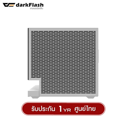 เคสคอมพิวเเตอร์ DarkFlash F1 MATX Tempered Glass ARGB Gaming Case with DM20 ARGB Fan X3 รับประกัน 1 ปี
