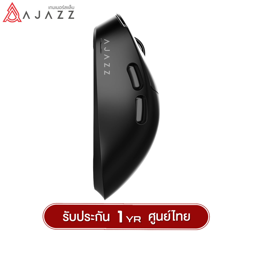 เมาส์เกมมิ่ง Ajazz AJ179 V2 Asymmetric Design Tri-Mod (Wired+2.4G+BT) PAW3311 Chipset Wireless Mouse รับประกัน 1 ปี