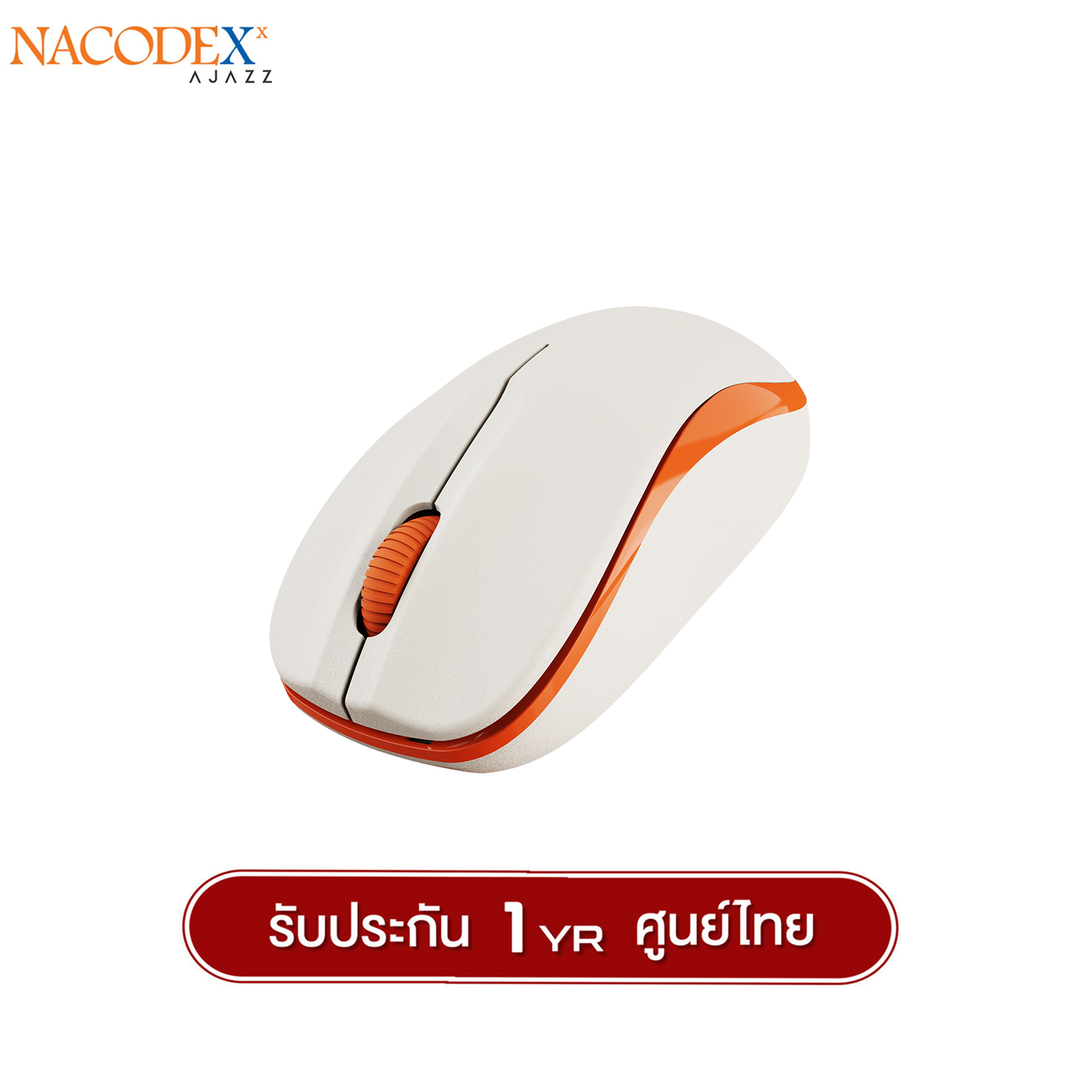 เมาส์เพื่อสุขภาพ Nacodex NJ03 2.4Ghz Ergonomic Design Wireless Mouse รับประกัน 1 ปี