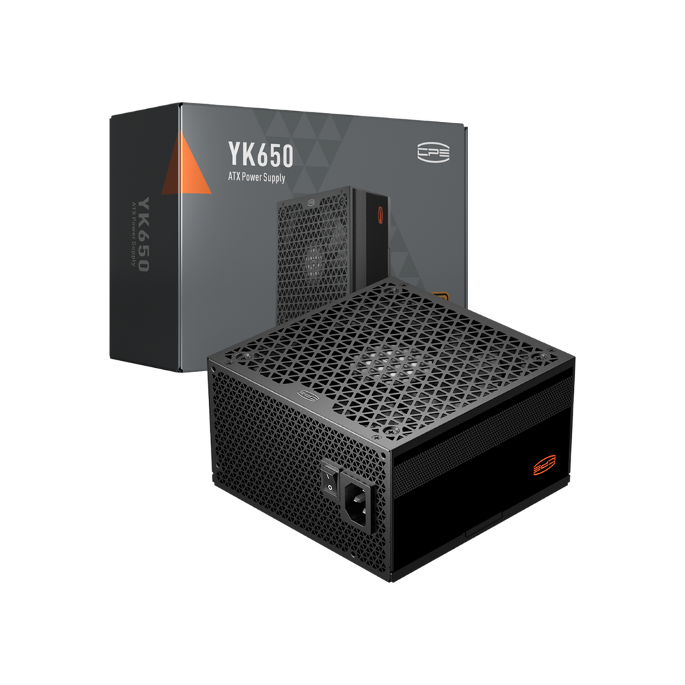 อุปกรณ์จ่ายไฟ CPS YK-H Series 80Plus Bronze 230V EU Non-Modular ATX2.52&3.1+PCIE 5.1 Power Supply รับประกัน 3 ปี