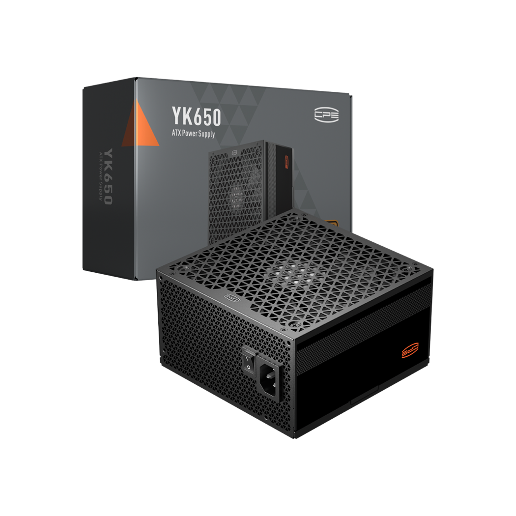 อุปกรณ์จ่ายไฟ CPS YK-H Series 80Plus Bronze 230V EU Non-Modular ATX2.52&3.1+PCIE 5.1 Power Supply รับประกัน 3 ปี