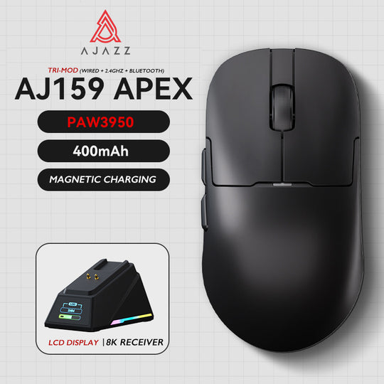 Ajazz AJ159Apex PAW3950 (Wired/2.4G/BT)