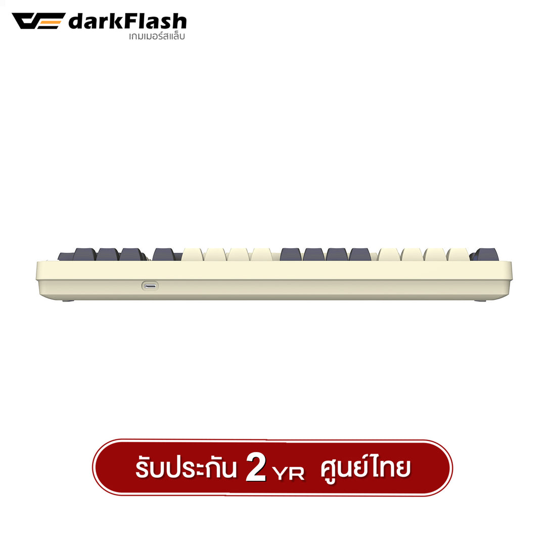 คีย์บอร์ดเกมมิ่ง DarkFlash DF98 Tri-Mod(Wired+2.4G+BT) Gasket RGB Mechanical keyboard Yellow Switch รับประกัน 2 ปี