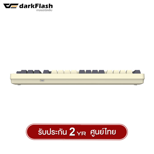 คีย์บอร์ดเกมมิ่ง DarkFlash DF98 Tri-Mod(Wired+2.4G+BT) Gasket RGB Mechanical keyboard Yellow Switch รับประกัน 2 ปี