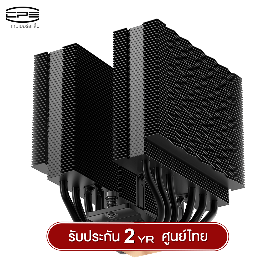 ซีพียูคูลเลอร์ CPS RT620 Pro TDP 265W 6 Heatpipe Dual Tower Air Cooler รับประกัน 2 ปี