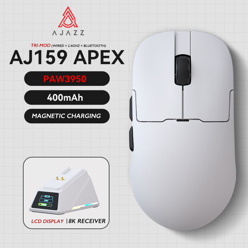 Ajazz AJ159Apex PAW3950 (Wired/2.4G/BT)