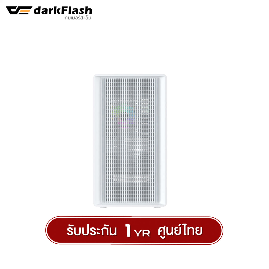 เคสคอมพิวเเตอร์ DarkFlash DB460M MATX Tempered Glass ARGB Gaming Case with DM20 ARGB Fan X3 รับประกัน 1 ปี