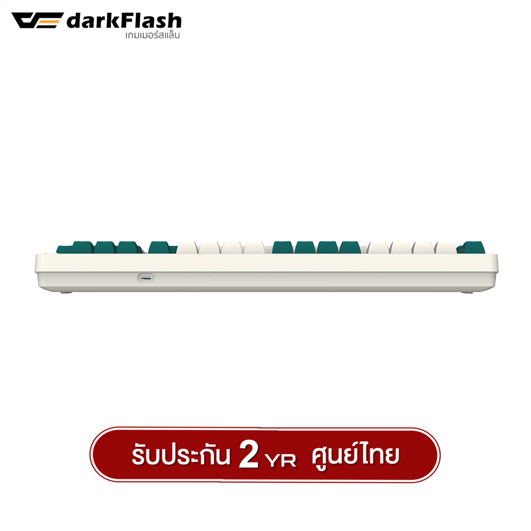คีย์บอร์ดเกมมิ่ง DarkFlash DF98 Tri-Mod(Wired+2.4G+BT) Gasket RGB Mechanical keyboard Yellow Switch รับประกัน 2 ปี