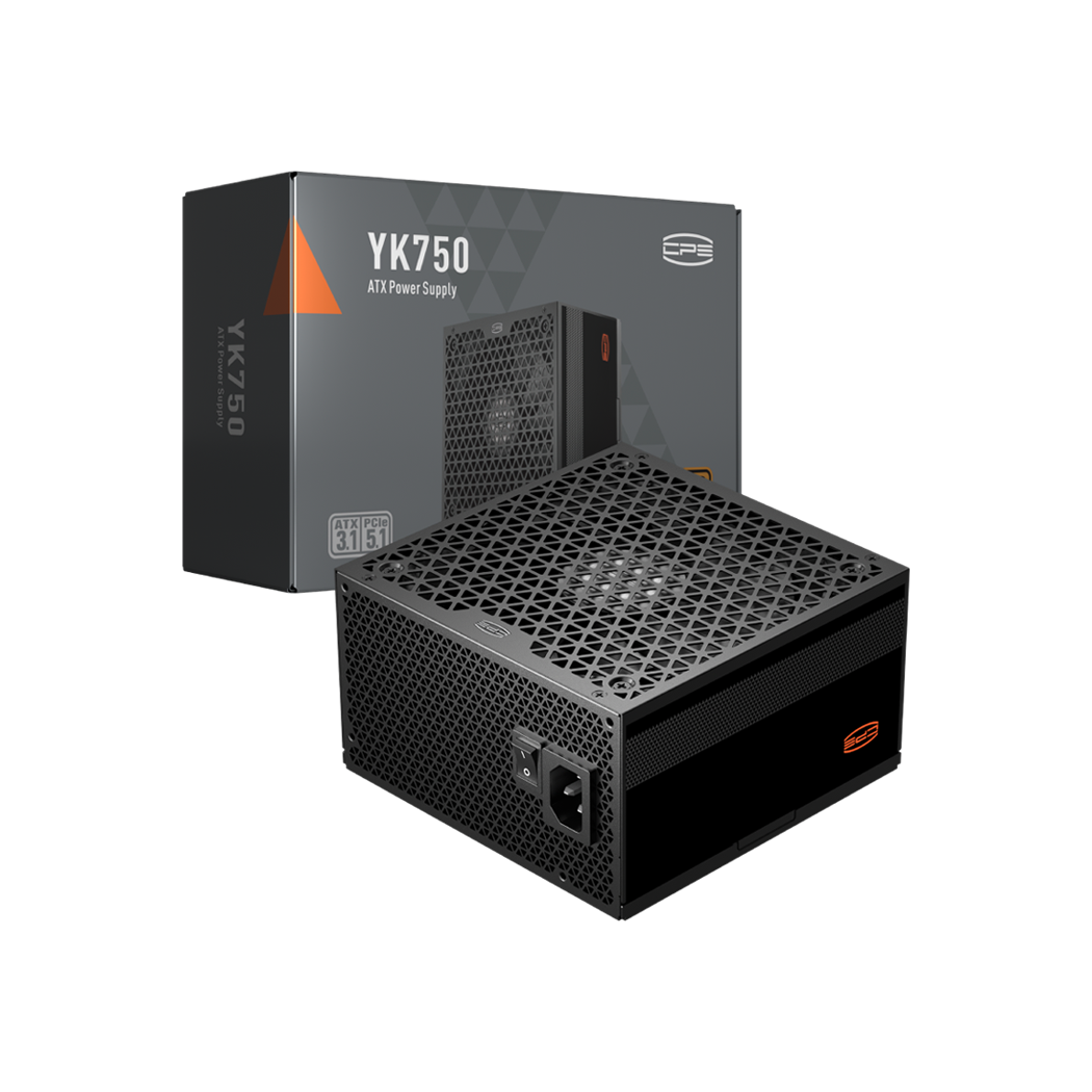 อุปกรณ์จ่ายไฟ CPS YK-H Series 80Plus Bronze 230V EU Non-Modular ATX2.52&3.1+PCIE 5.1 Power Supply รับประกัน 3 ปี