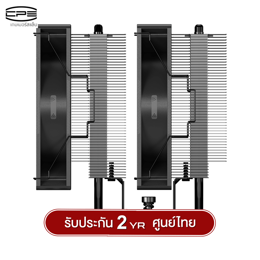 ซีพียูคูลเลอร์ CPS RT620 Pro TDP 265W 6 Heatpipe Dual Tower Air Cooler รับประกัน 2 ปี