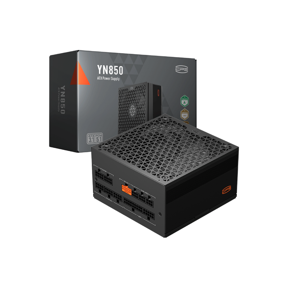 อุปกรณ์จ่ายไฟ CPS YN Series 80Plus Gold & Cybernetics Gold Full Modular ATX3.1+PCIE 5.1 Power Supply รับประกัน 10 ปี
