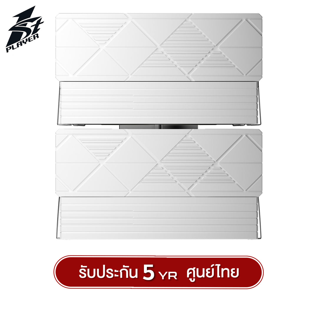 ซีพียูคูลเลอร์ 1st Player CY12-D Series (TDP275W) Black / White Air CPU Cooler รับประกัน 5 ปี