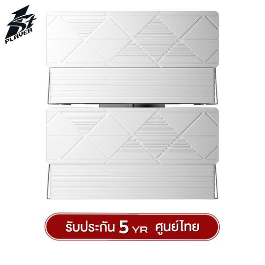 ซีพียูคูลเลอร์ 1st Player CY12-D Series (TDP275W) Black / White Air CPU Cooler รับประกัน 5 ปี