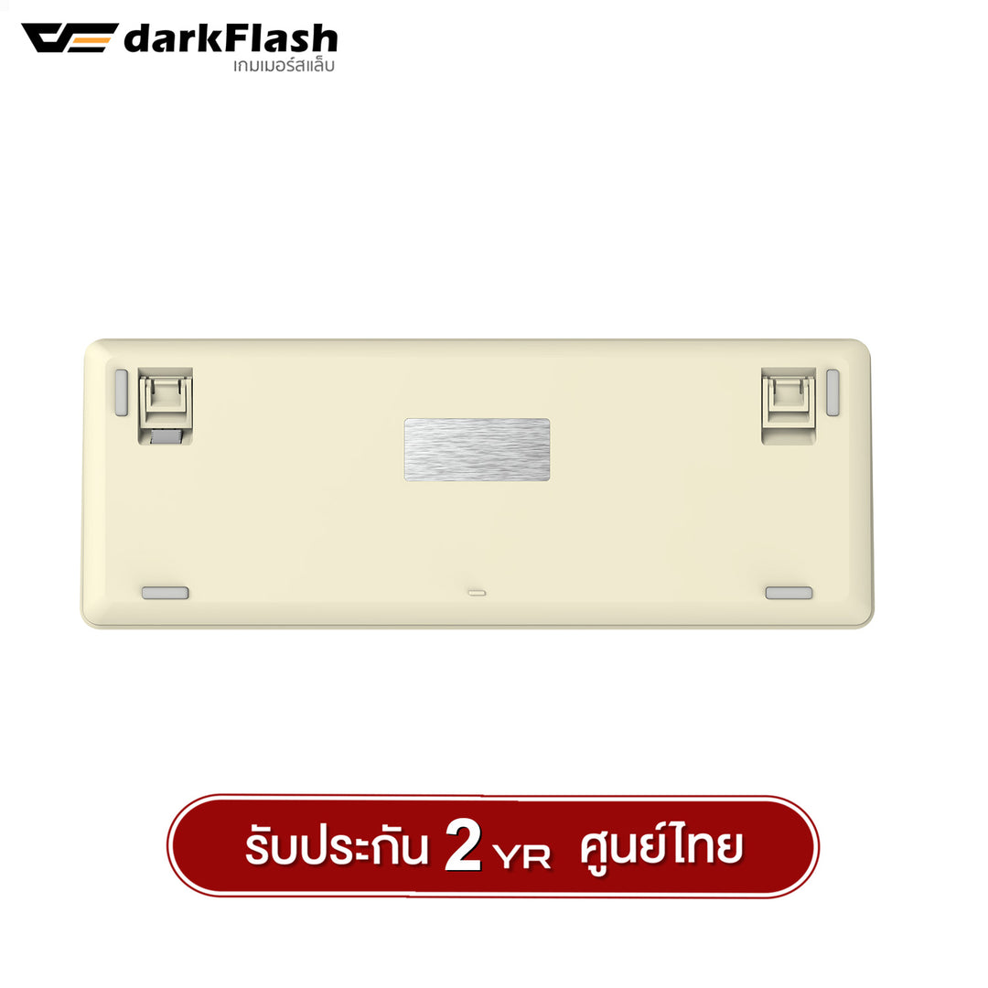 คีย์บอร์ดเกมมิ่ง DarkFlash DF98 Tri-Mod(Wired+2.4G+BT) Gasket RGB Mechanical keyboard Yellow Switch รับประกัน 2 ปี