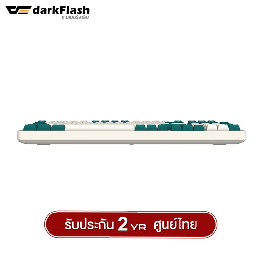 คีย์บอร์ดเกมมิ่ง DarkFlash DF98 Tri-Mod(Wired+2.4G+BT) Gasket RGB Mechanical keyboard Yellow Switch รับประกัน 2 ปี