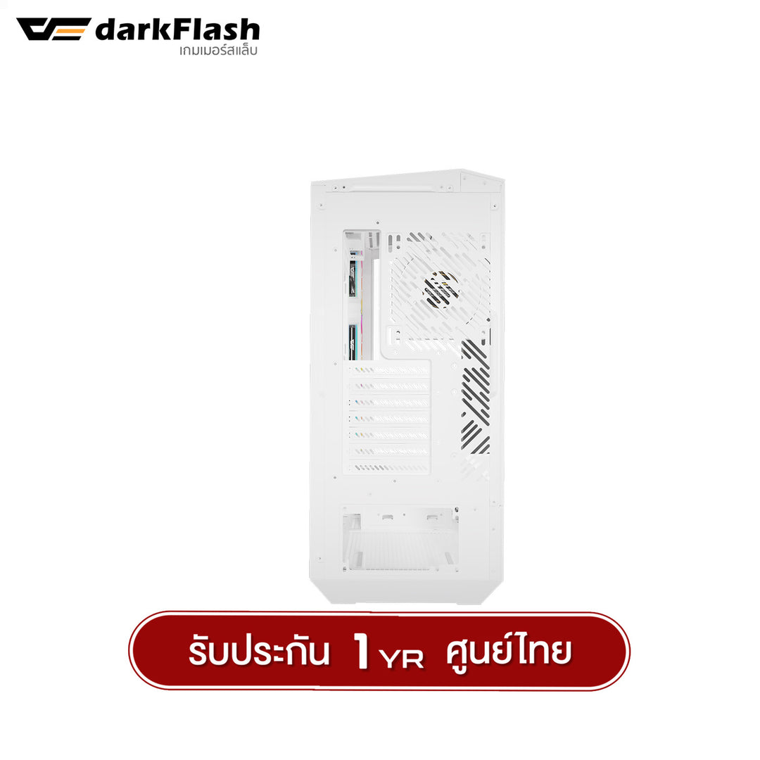 เคสคอมพิวเเตอร์ DarkFlash DY460 ATX Tempered Glass ARGB Gaming Case with INF34 ARGB Fan X4 รับประกัน 1 ปี