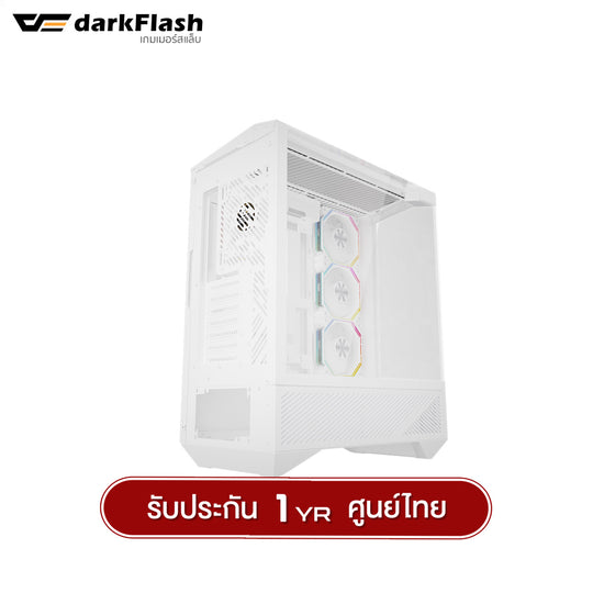 เคสคอมพิวเเตอร์ DarkFlash DY460 ATX Tempered Glass ARGB Gaming Case with INF34 ARGB Fan X4 รับประกัน 1 ปี