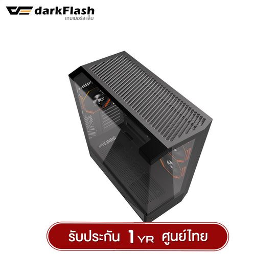 เคสคอมพิวเเตอร์ DarkFlash DY460 ATX Tempered Glass ARGB Gaming Case with INF34 ARGB Fan X4 รับประกัน 1 ปี